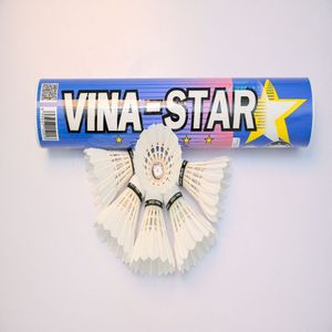 Fabricante Vietnamita Vina-Star, Volantes de Bádminton Premium, 1 Docena, Clase A, Plumas de Ganso, Súper Duraderos - Product Image 4