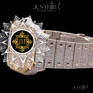 2026 High on Demand Waterproof Moissanite Diamond Quartz Watch Men Luxury Stainless Steel Sports <b>Wristwatch</b> Available For Sale - Product Image 2