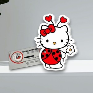 แผ่นอะคริลิคสำหรับต่อขนตาลายเฮลโลคิตตี้ อุปกรณ์เสริมขนตา พิมพ์ลายเต่าทอง รูปทรงวงรี พร้อมโลโก้สั่งทำได้ - Product Image 1