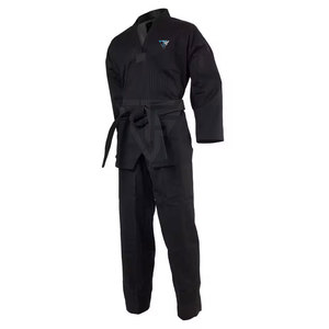 Tenue d'entraînement de karaté en polyester/coton respirant pour arts martiaux, vêtement d'expert avec ceinture, service OEM en gros - Product Image 5