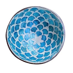 ชามมะพร้าวแบบเป็นมิตรต่อสิ่งแวดล้อมขายดีที่สุด พร้อมเปลือกหอยมุก ขายส่งจากโรงงานเวียดนาม ราคาแข่งขัน ดีไซน์ปรับแต่งได้ - Product Image 1