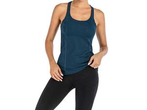 เสื้อกล้ามผู้หญิงแบบ OEM สกรีนโลโก้ได้ คุณภาพสูง น้ำหนักเบา ระบายอากาศดี เหมาะสำหรับใส่ลำลอง ออกกำลังกาย ฟิตเนส - Product Image 5