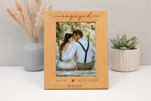 Cadre photo en bois moderne fait main et écologique, support d'affichage minimaliste pour table, idéal pour la maison, le bureau, la chambre et le salon - Product Image 3