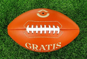 FÚTBOL AMERICANO DE CUERO VINTAGE 1930 FÚTBOL DE CUERO MARRÓN HERITAGE RETRO Fútbol de cuero viejo - Product Image 4