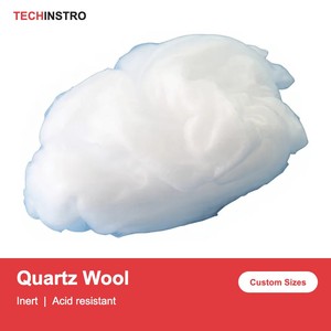 Quartz Wool Custom Pack 25 g to 10 kg High Purity Fused Silica Fibre with OEM Logo and Packaging Service - Product Image 2