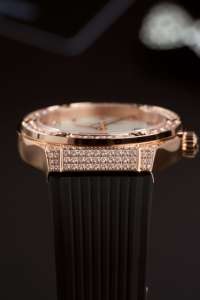 Alexander Ferros 2251FR-19 SAPPHIRE CRYSTAL Quartz Movement Ronda Rubber 50 <b>m</b> Water Resistant Fashion Stainless Steel <b>Watch</b> - Product Image 4