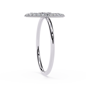 Bague de fiançailles ronde en or avec diamant de laboratoire certifié IGI, diamant CVD, bijoux Loista, style vintage, luxe, pour femmes - Product Image 3