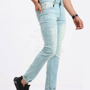 Jean tendance pour homme, coupe slim, jean tendance pour homme, style confortable pour tous les jours - Product Image 2