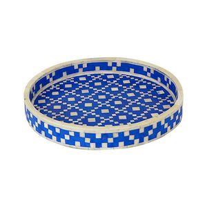 Plateau indien fait main en os incrusté, vert et blanc, nouveau design, motif floral, nouvelle arrivée, vente directe usine, pour la maison et l'ameublement - Product Image 6