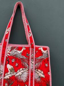 Bolsa de Mano Grande de Algodón Hecha a Mano, Color Sólido, con Cierre de Cremallera, para Mujer, para la Playa, Viajes, Regalo - Product Image 2