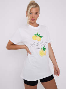 Camiseta Personalizada para Mujer, Estilo Casual, Poliéster/Algodón, Diseño Impreso DTG, Ropa Moderna para Mujer, Estilo Urbano - Product Image 4