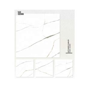 Vente en gros de carreaux de sol en porcelaine de salon décoratifs d'intérieur 8mm d'épaisseur finition brillante design moderne - Product Image 6