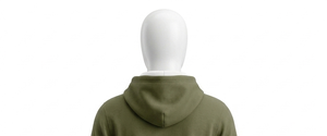 Sudadera con Capucha Verde Oliva para Hombre, Corte Regular, Tejido de Algodón, Informal, con Bolsillo Delantero, para Otoño - Product Image 5