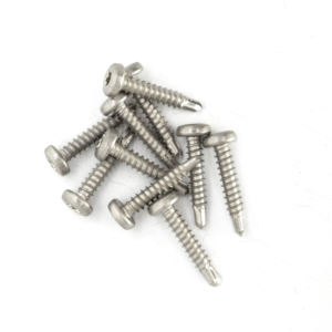 Tornillos Autoperforantes de Cabeza Plana de Acero Inoxidable Clase 8, Phillips/Cruz, Rosca Profunda Gruesa, Alta Resistencia, Resistentes a la Corrosión - Product Image 5