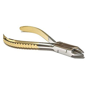 Premium Three Prong Orthodontic Plier Stainless Steel Wire Bending Contouring Dental <b>Instrument</b> CE Certified - Product Image 5