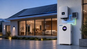 Batterie de stockage d'énergie domestique SES 5-10kW LiFePO4 tout-en-un, murale, hybride, pour sauvegarde solaire, onde sinusoïdale pure, protection IP65 - Product Image 4
