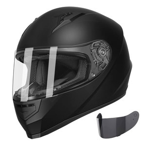 Full Face Helmet Motorcycle Aerodynamic Design Lightweight Abs Shell Dual Visor Safety Helmet For Scooter Motorbike - Product Image 1