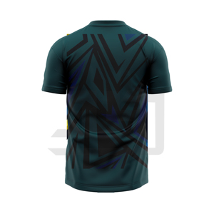 Camiseta de Fútbol Estampada Premium, Transpirable, Absorbe la Humedad, Nombre del Equipo Personalizado en la Parte Delantera, Entrenamiento, Partidos, Rendimiento Deportivo - Product Image 1