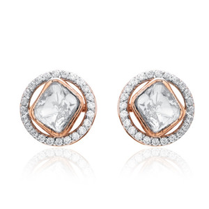 <b>Solid</b> 18K <b>Gold</b> CZ Diamond Charm <b>Pendant</b> for Women Luxury Party Wear Regular Size SGL Certified Elegant Fine Jewelry Gift - Product Image 2