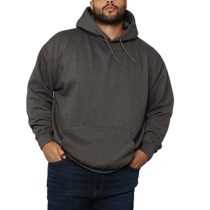 Sweats à capuche surdimensionnés en coton uni de haute qualité Logo personnalisé unisexe Fournisseur de sweats à capuche pour hommes de BD - Product Image 2