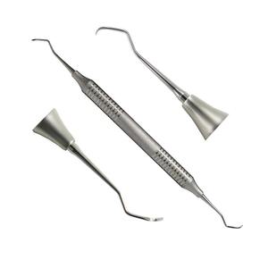 Cureta Gracey Manual de Acero Inoxidable de Grado Dental A+ 11/12, Raspador Periodontal CE Shuja Surgico - Product Image 5