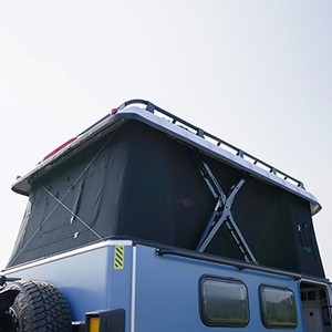 4x4 All Road Functional Camper Trailer Travel Caravan RV Mobile Home with <b>Kitchen</b> Sleeping Space for 4 Person - Product Image 2