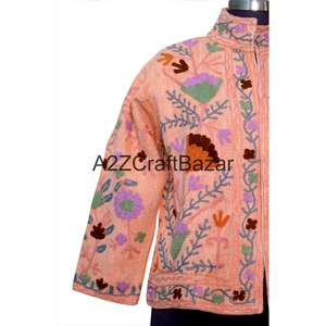 Blouson Bomber Vintage à Motifs Floraux Printemps-Été Multi-Saisons 100% Coton Respirant Séchage Rapide Design Dessiné à la Main Écologique - Product Image 2