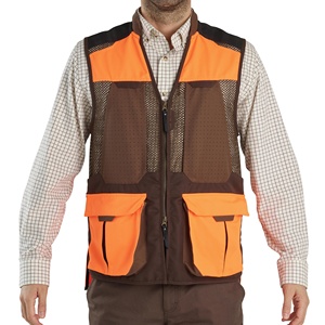 Gilet de chasse aux oiseaux en plein air, confortable, imperméable, multi-poches, couleur orange attrayante - Product Image 3