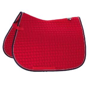 Manufacturer's Best Satin Fabric <b>Equestrian</b> Saddle Pads for Horse Riding & Jumping All Sizes & Colors Available - Product Image 2