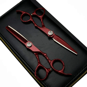 Hair Cutting Scissors Set Professional Haircut <b>Shears</b> Set with Thinning Scissors - Product Image 5