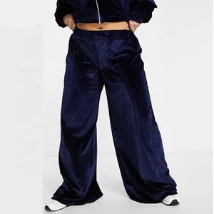 Conjuntos de Ropa Deportiva de Terciopelo para Mujer, Tallas Grandes, Bordados, Transpirables, para Verano - Product Image 4