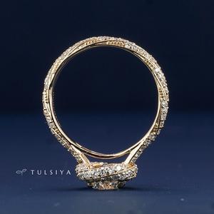 Anillo de Diamante Cultivado en Laboratorio con Forma de Puntero en Oro Sólido de 14K para Mujer, Joyería Fina de Lujo, Anillo de Compromiso con Diamante de Aspecto Natural - Product Image 5