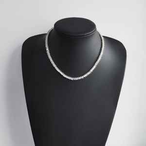 Collar de Cadena con Diamantes Marquise de Moissanita VVS1 de 2.5MM*5MM, Plata 925 con Baño de Oro Amarillo, para Regalo de Fiesta de Compromiso - Product Image 4