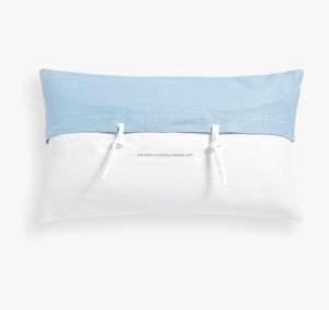Vente en gros 100% taies d'oreiller en coton et lin et laine super doux coussin de canapé décoratif pour chambre à coucher salon usage domestique - Product Image 2