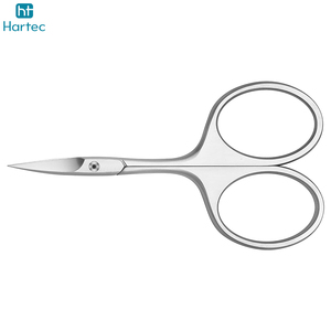 Ciseaux à ongles incurvés en acier inoxydable avec manches en acier, outils de soin des ongles des doigts et des orteils, ciseaux à cuticules pour salon et usage domestique - Product Image 3