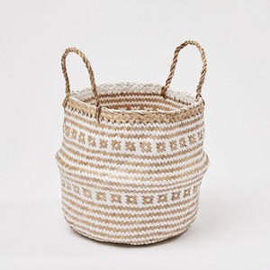 Gran oferta, cesta de algas marinas ecológica para decoración de almacenamiento de dormitorio, cestas de vientre de rafia de hierba marina natural - Product Image 2