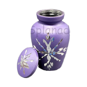 Cremation <b>urn</b> Memorial Container <b>Jar</b> Pot Metal <b>Urns</b> Burial <b>Urns</b> Memorial Keepsake - Product Image 2