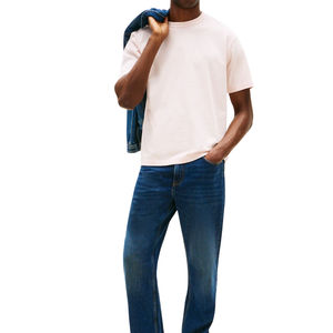 T-shirt de fitness unisexe respirant 100 % coton personnalisable à col rond, décontracté pour homme, à manches courtes, imprimé numérique 3D, uni teint - Product Image 3