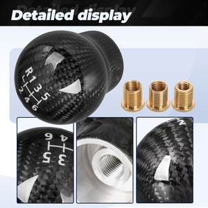 Pomo de Palanca de Cambios Manual de 6 Velocidades de Fibra de Carbono para Focus ST RS Fiesta ST MK8 MK7 ST180, Accesorios para Automóviles - Product Image 3