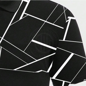 Polo de sport à sublimation, séchage rapide, pour homme, gym, course à pied, entraînement, vêtements de sport respirants - Product Image 4