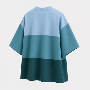 เสื้อยืดผู้หญิงทรงหลวมไหล่ตก ผ้าฝ้ายคุณภาพสูง 100% ลายปักสำหรับฤดูร้อน พิมพ์ลายโลโก้ 3 มิติ แบบสกรีน  ทรงใหญ่ น้ำหนักมาก - Product Image 1