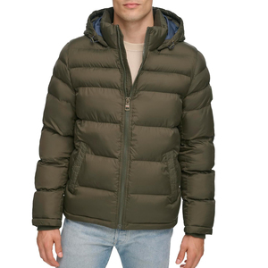 Chaqueta Acolchada Personalizada de Nuevo Estilo, Chaqueta de Invierno para Hombre de Alta Calidad con Diseño de Logotipo Personalizado, Cuello Alto, Impermeable y Resistente al Viento - Product Image 2