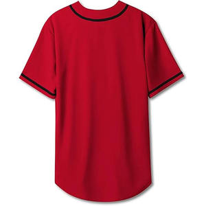 Mens 6 Button Baseball Jersey <b>Game</b> Ready Shirt Front Fastening Athletic Outfit Stadium Inspired Street Fit Team Top - Product Image 1