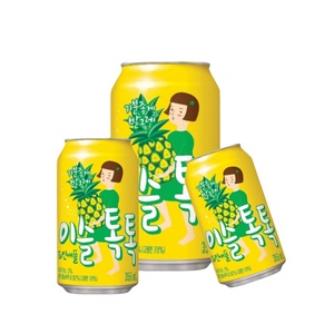 Iseul Tok Piña Espumoso Soju Bebida tropical coreana para exportación - Product Image 1