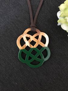 สร้อยคอจี้เขาสัตว์จี้เขาควายเขาเครื่องประดับเขาเขาเขาเขาสัตว์ดอกไม้แกะสลักจี้ควายเครื่องประดับจี้ Boho - Product Image 5