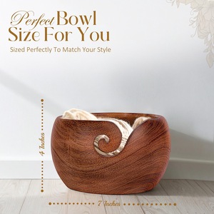 Wooden Yarn <b>Bowls</b> High Quality - Product Image 1