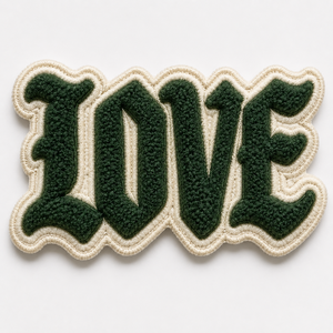 Custom Chenille Patches Embroidered Varsity <b>Letter</b> Logo Retro College Puffy Iron On Sew On Chenille Patch Manufacturer - Product Image 4