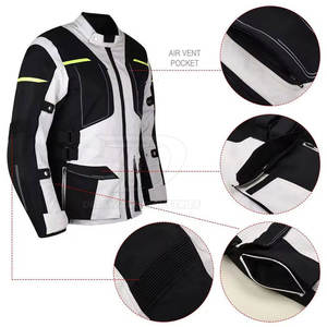 Combinaison textile confortable pour moto, conçue pour la conduite quotidienne, avec des protections en tissu flexible et des coutures renforcées - Product Image 3