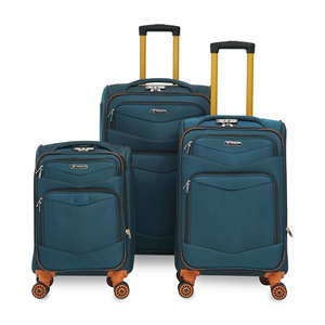 Polyester Luggage Set 3-Piece <b>with</b> 4 <b>Wheels</b> Softside Cabin And Check In Luggage Set <b>With</b> Lightweight Structure And Smooth <b>Wheel</b> - Product Image 1