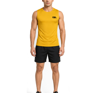 Lightweight Sleeveless <b>Compression</b> Shirt Men Breathable Quick Dry Designed For Training Sports And Summer Wear - Product Image 2